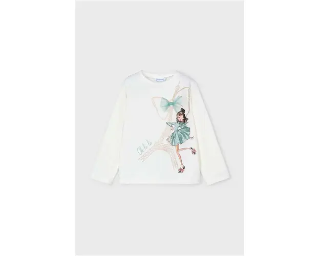 Mayoral longsleeve copii culoarea turcoaz, 4063