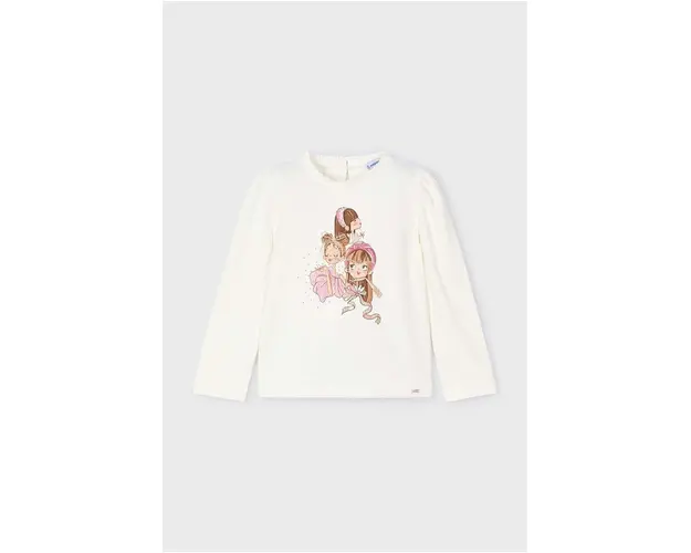 Mayoral longsleeve copii culoarea roz, 4065