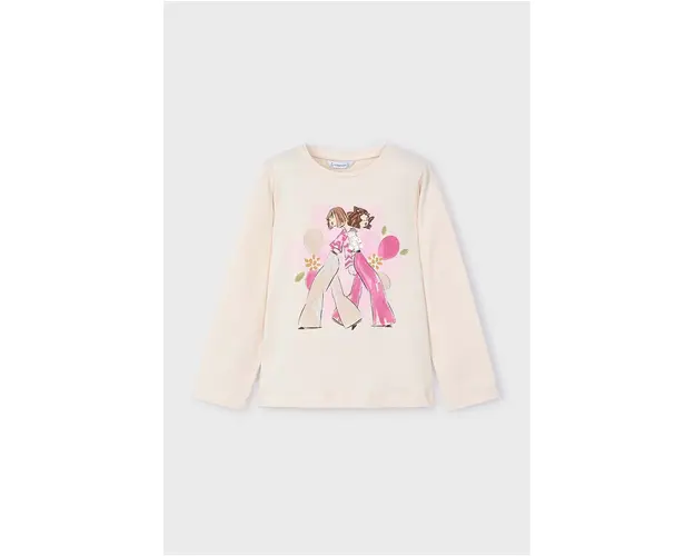 Mayoral longsleeve copii culoarea violet, 4067