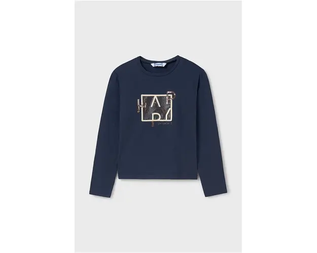 Mayoral longsleeve copii culoarea albastru marin, 7004