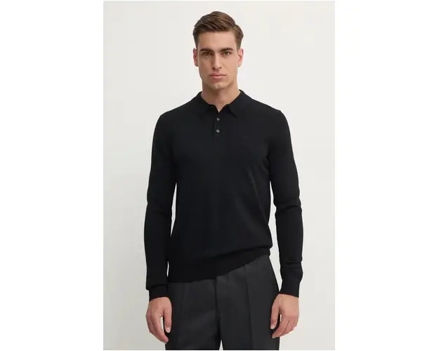 Michael Kors pulover de lana barbati, culoarea negru, light, CF460F67AP