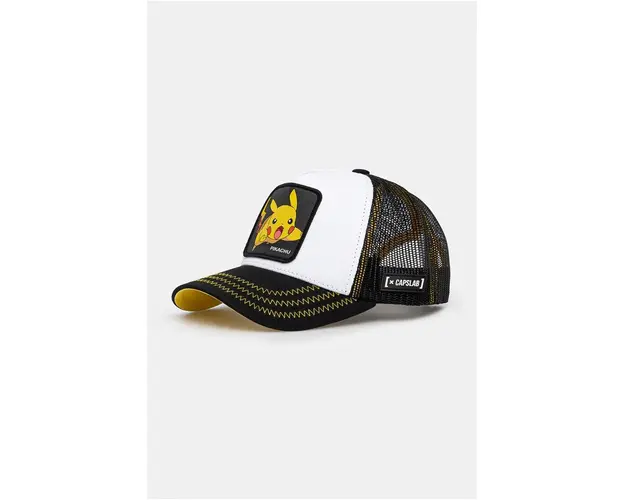 Capslab sapca de baseball pentru copii Pokemon Capslab Trucker culoarea negru, cu imprimeu, CL.PKM2.3.PIK5