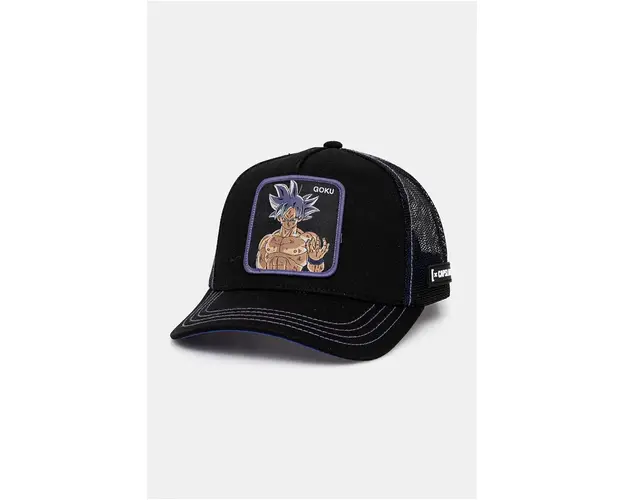 Capslab sapca de baseball pentru copii CAPSLAB DRAGON BALL SUPER culoarea negru, cu imprimeu, CL.DBS.3.ULT4