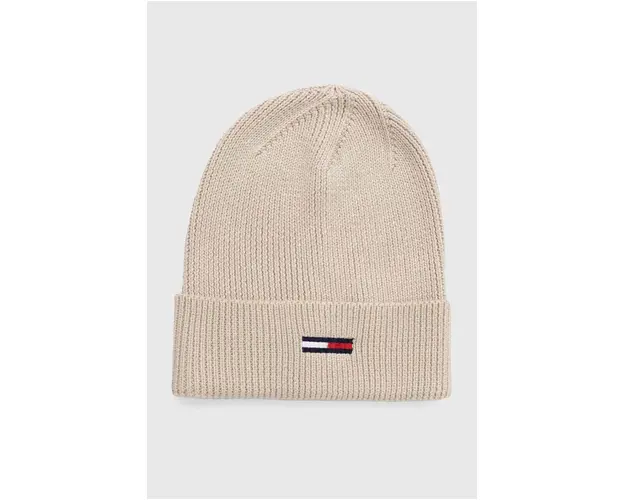 Tommy Jeans caciula culoarea bej, AW0AW16380