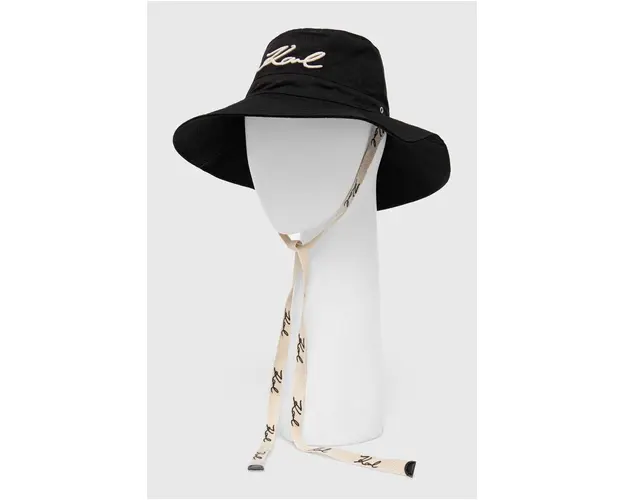 Karl Lagerfeld palarie culoarea negru, 245W3411