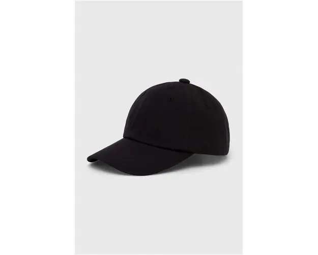 By Malene Birger sapca de baseball din bumbac AUBRIELA culoarea negru, neted, Q72459001Z