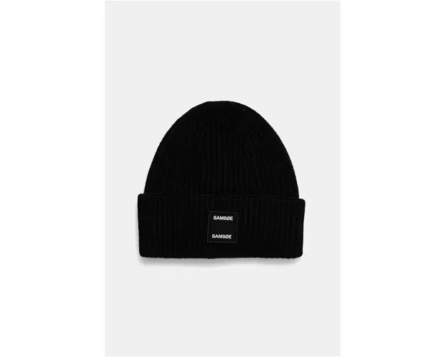 Samsoe Samsoe caciula de lana SAMSOE culoarea negru, de lana, F24300118