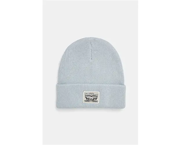 Levi's caciula din bumbac bumbac, din tricot gros, 000J7-0000