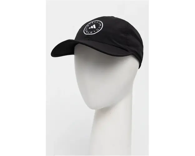 adidas by Stella McCartney sapca culoarea negru, cu imprimeu, IX6608