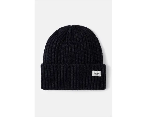 Pepe Jeans caciula WENEBA HAT culoarea albastru marin, din tricot gros, PL040355