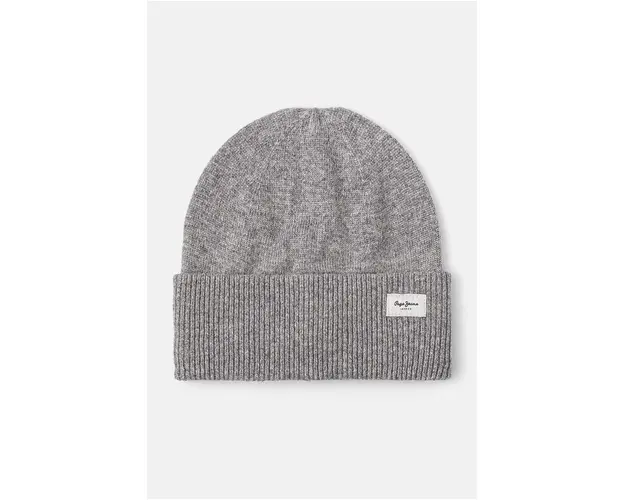 Pepe Jeans caciula din amestec de lana YELA HAT culoarea gri, din tesatura neteda, PL040360