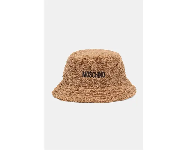 Moschino palarie culoarea maro