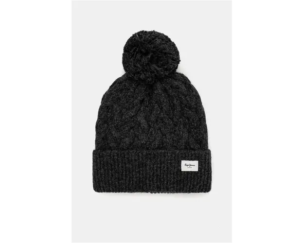 Pepe Jeans caciula WALLIS HAT culoarea gri, din tricot gros, PL040353