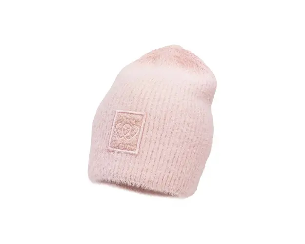 Jamiks caciula din lana pentru copii LIZZY culoarea roz, JZH176