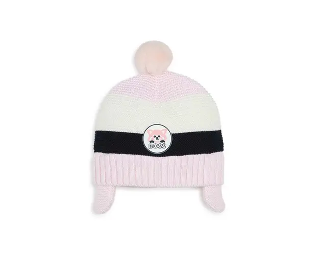 BOSS caciula copii culoarea roz, J51536