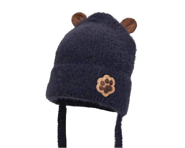 Jamiks caciula din lana pentru copii ALPER culoarea albastru marin, JZH055