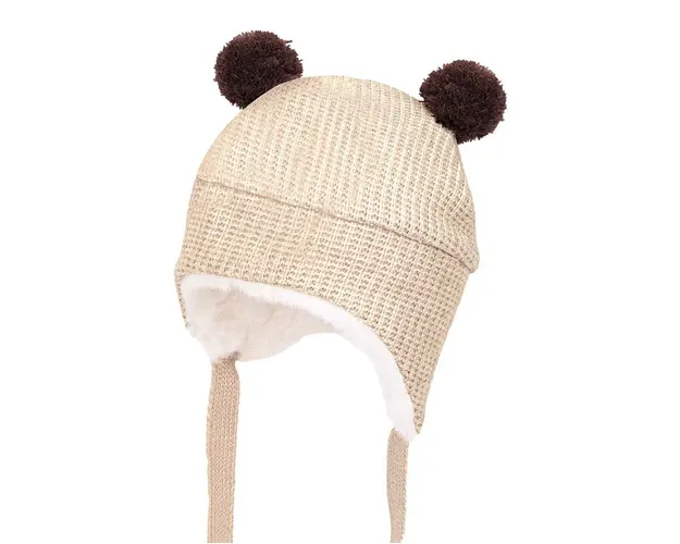 Jamiks caciula copii COMO culoarea bej, JZH249