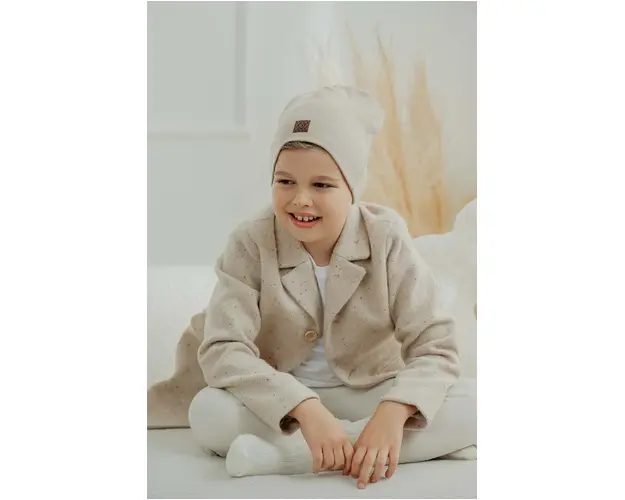 Jamiks caciula copii GUDRUN culoarea bej, JZH356