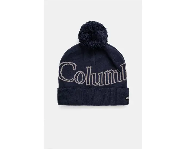 Columbia caciula copii Polar Powder culoarea albastru marin, din tricot gros, 2053771