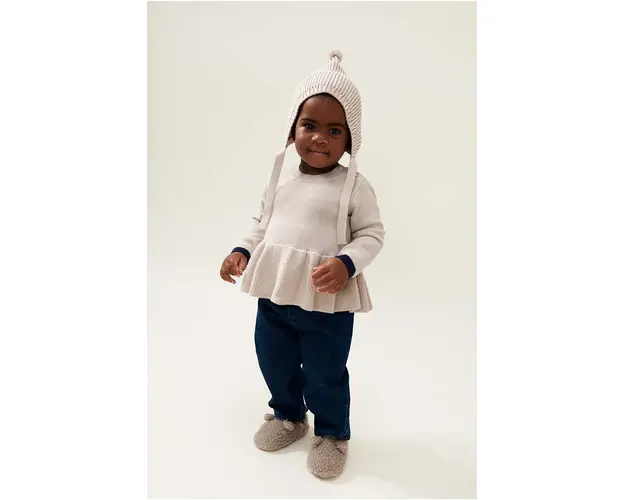 Liewood sapca din bumbac pentru bebelusi Fresia Baby Hat culoarea bej, bumbac, LW19412