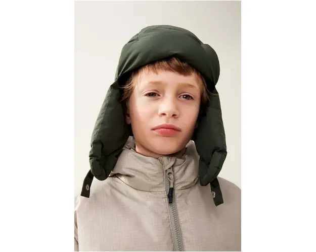 Liewood caciula copii Tori Puffer Hat culoarea verde, LW19471