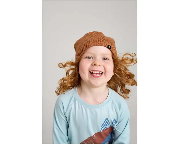 Reima caciula de bumbac pentru copii Latvusto culoarea maro, bumbac, din tesatura neteda, 5300285A