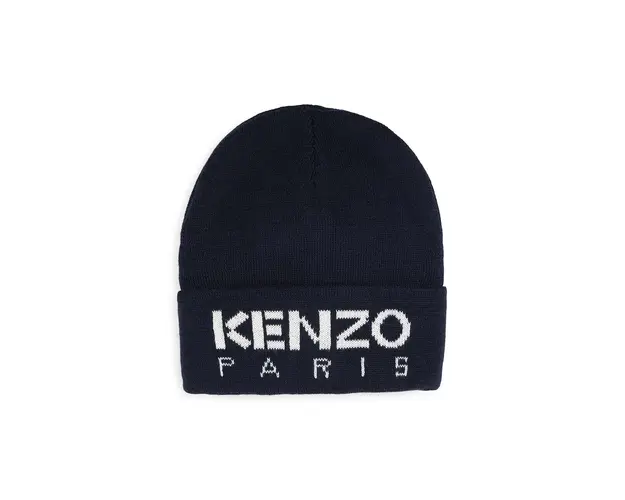 Kenzo Kids caciula copii culoarea albastru marin, K60604