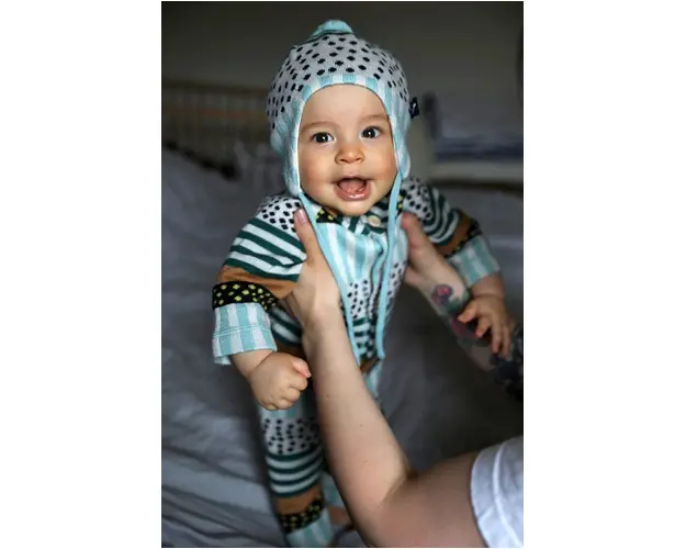 Reima sapca de lana pentru copii Moomin Yngst culoarea verde, de lana, 5300201B