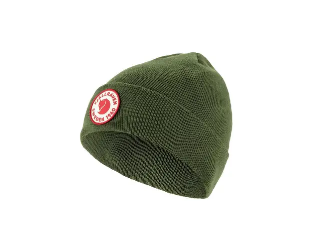Fjallraven sapca de lana pentru copii Kids 1960 Logo Hat culoarea verde, de lana, F78144