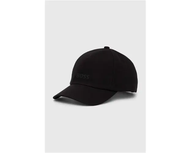 Boss Orange sapca de baseball din bumbac culoarea negru, neted, 50518788