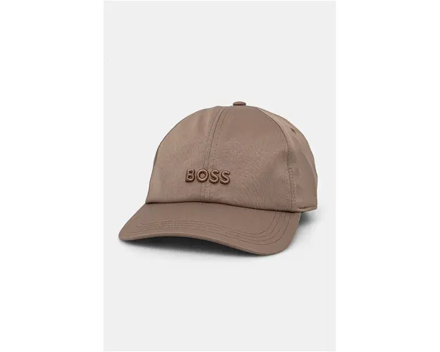 Boss Orange sapca culoarea bej, neted, 50519596