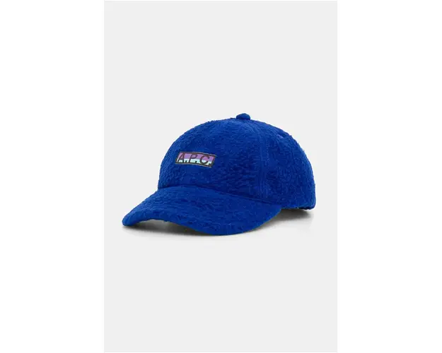 A.P.C. sapca din amestec de lana casquette charlie polaire cu imprimeu, PSAKA.M24146