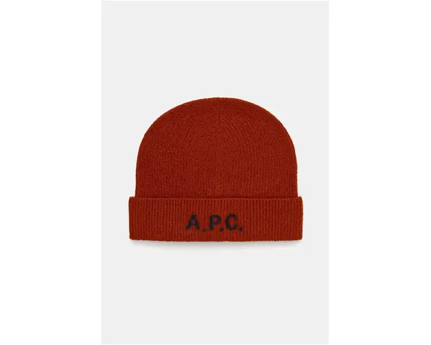 A.P.C. caciula de lana bonnet harry culoarea maro, de lana, WVBDK.M25085