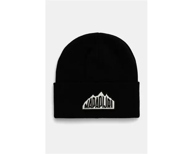 Napapijri caciula F-Mountain 2 culoarea negru, din tricot gros, NP0A4HXL0411