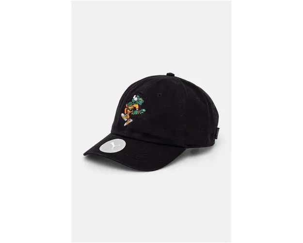Puma sapca de baseball din bumbac PUMA x CARROTS Dad Cap culoarea negru, cu imprimeu, 25789