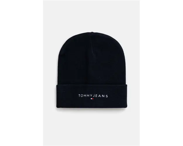 Tommy Jeans caciula culoarea albastru marin, AM0AM12896