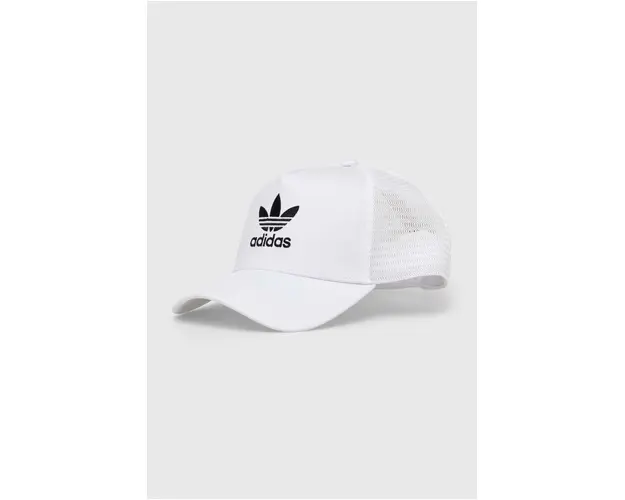 adidas Originals sapca culoarea alb, cu imprimeu, IS3015