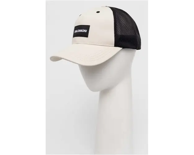 Salomon sapca culoarea bej, cu imprimeu, LC2232800