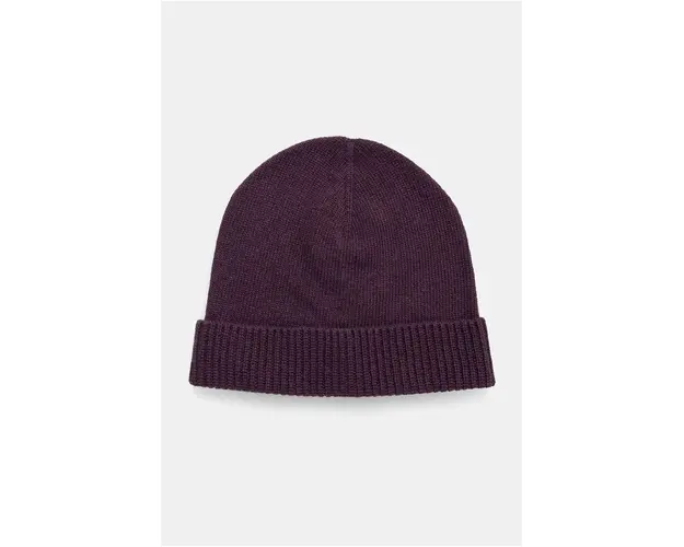 Sisley caciula din amestec de lana culoarea violet, din tesatura neteda, 122HM0502