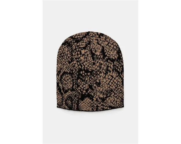 Sisley caciula din amestec de lana culoarea maro, din tesatura neteda, 109ZLA00G