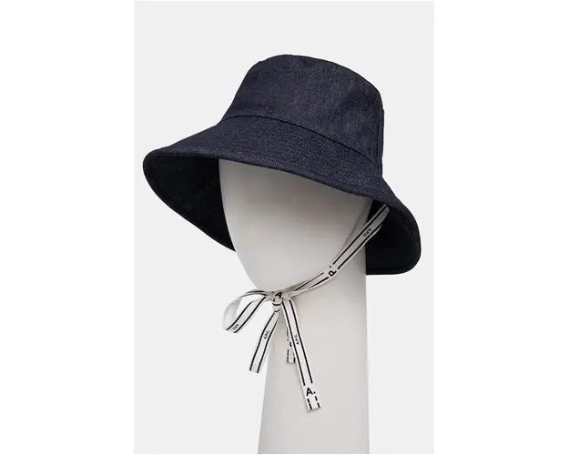 A.P.C. palarie din denim bob rachel 2.0 culoarea albastru marin, COCSX.M24136