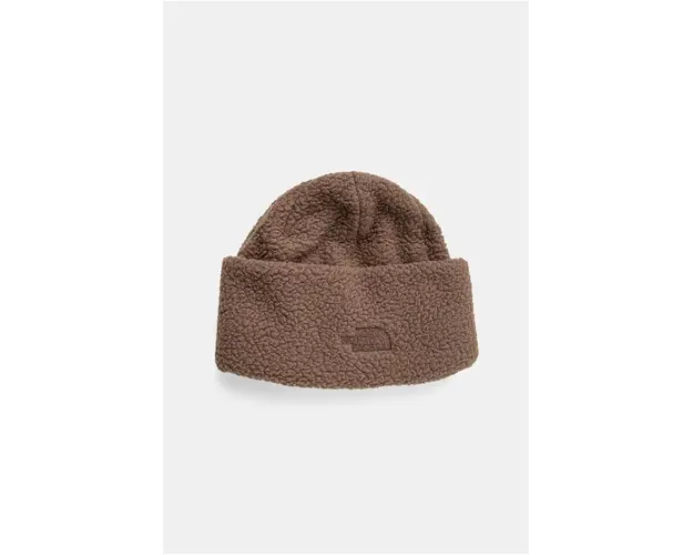 The North Face beanie cu doua fete Cragmont Reversible Beanie culoarea maro, din tricot gros, NF0A888387I1