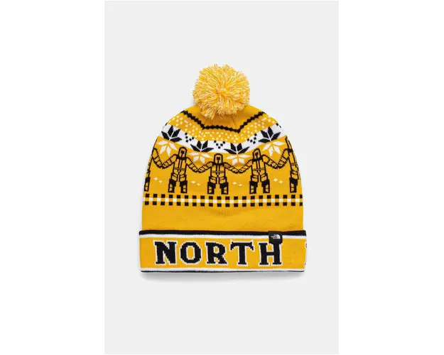 The North Face caciula Ski Tuke culoarea galben, NF0A4SIE9IO1