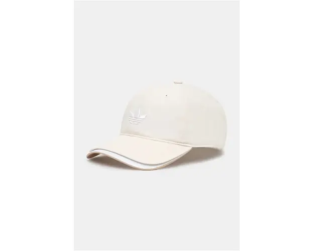 adidas Originals sapca Adicolor culoarea bej, neted, IX9789