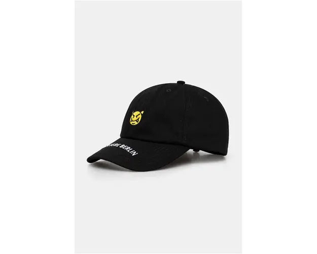 Vertere Berlin sapca de baseball din bumbac culoarea negru, cu imprimeu, VER C48