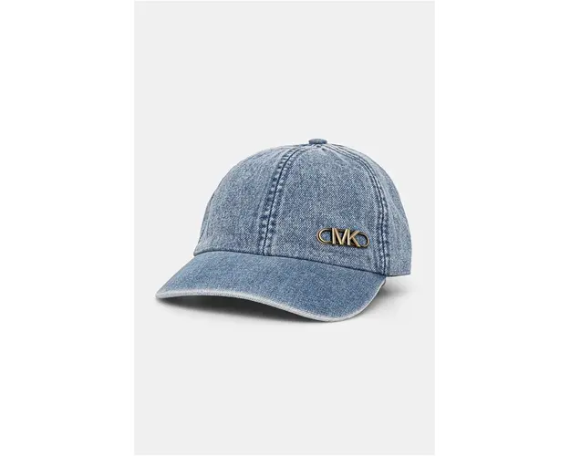 Michael Kors sapca de baseball din denim neted, UF4004DFAU