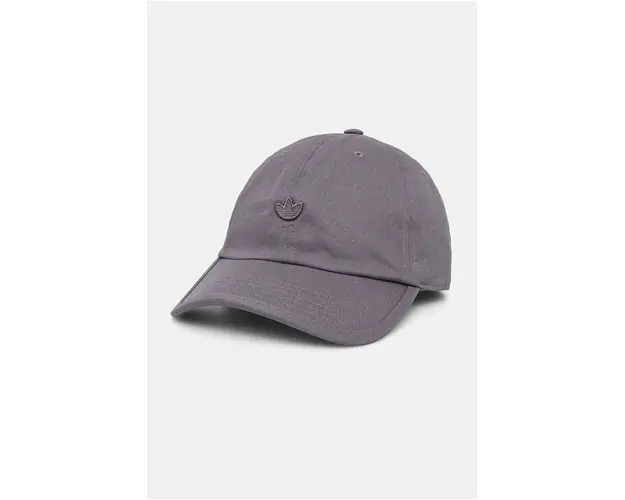 adidas Originals sapca de baseball din bumbac culoarea violet, neted, IX7333