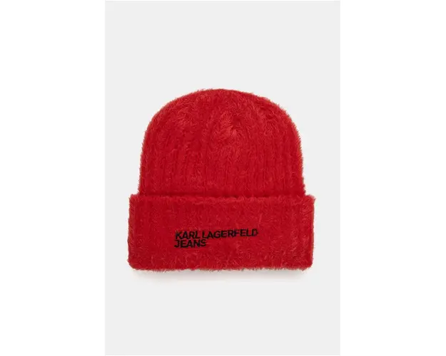 Karl Lagerfeld Jeans caciula culoarea rosu, 246J3406