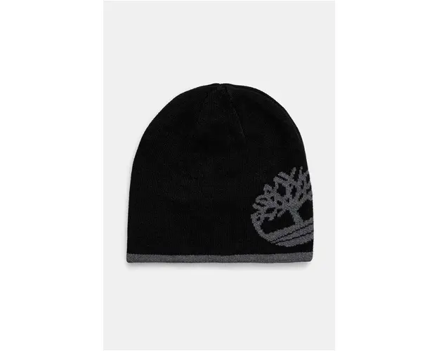 Timberland beanie cu doua fete culoarea negru, TB0A2PPC0011