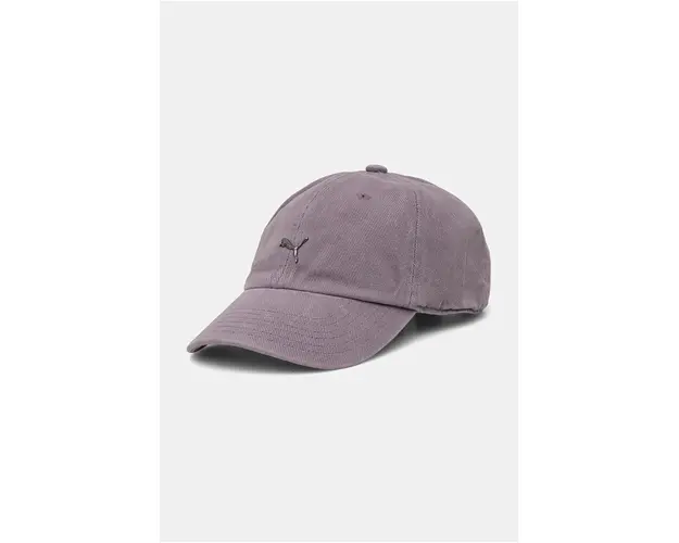 Puma sapca de baseball din bumbac Gym2K BB culoarea violet, neted, 025676